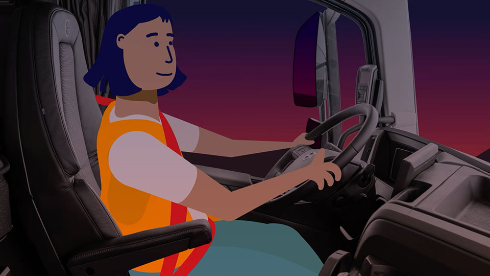 imagem-motorista-mulher-ilustracao-acenando-pare-olhe-acene-volvo